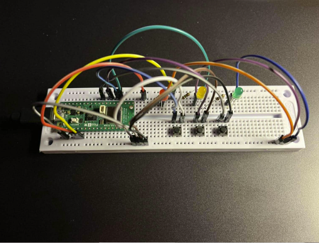 Foorixi elektroonika prototuup makettplaadil