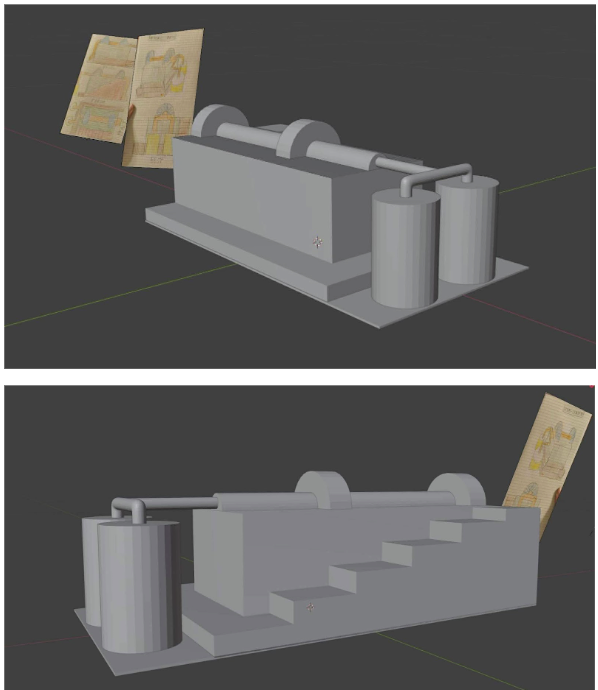 Esimesed 3D mudelid kahest vaatenurgast
